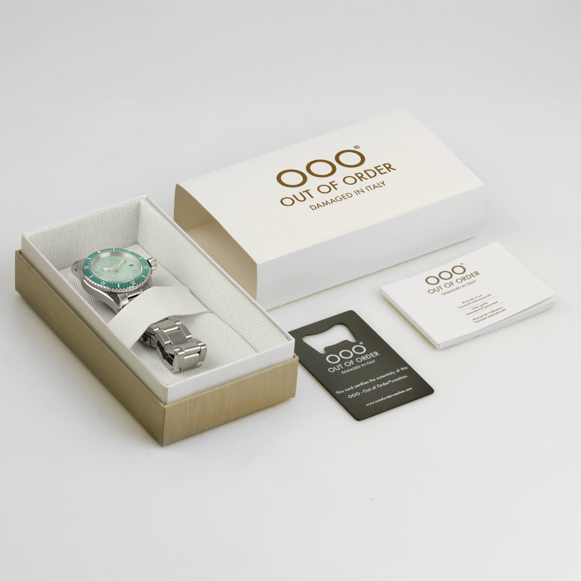 TURQUOISE CASANOVA 38MM - MOTHER OF PEARL