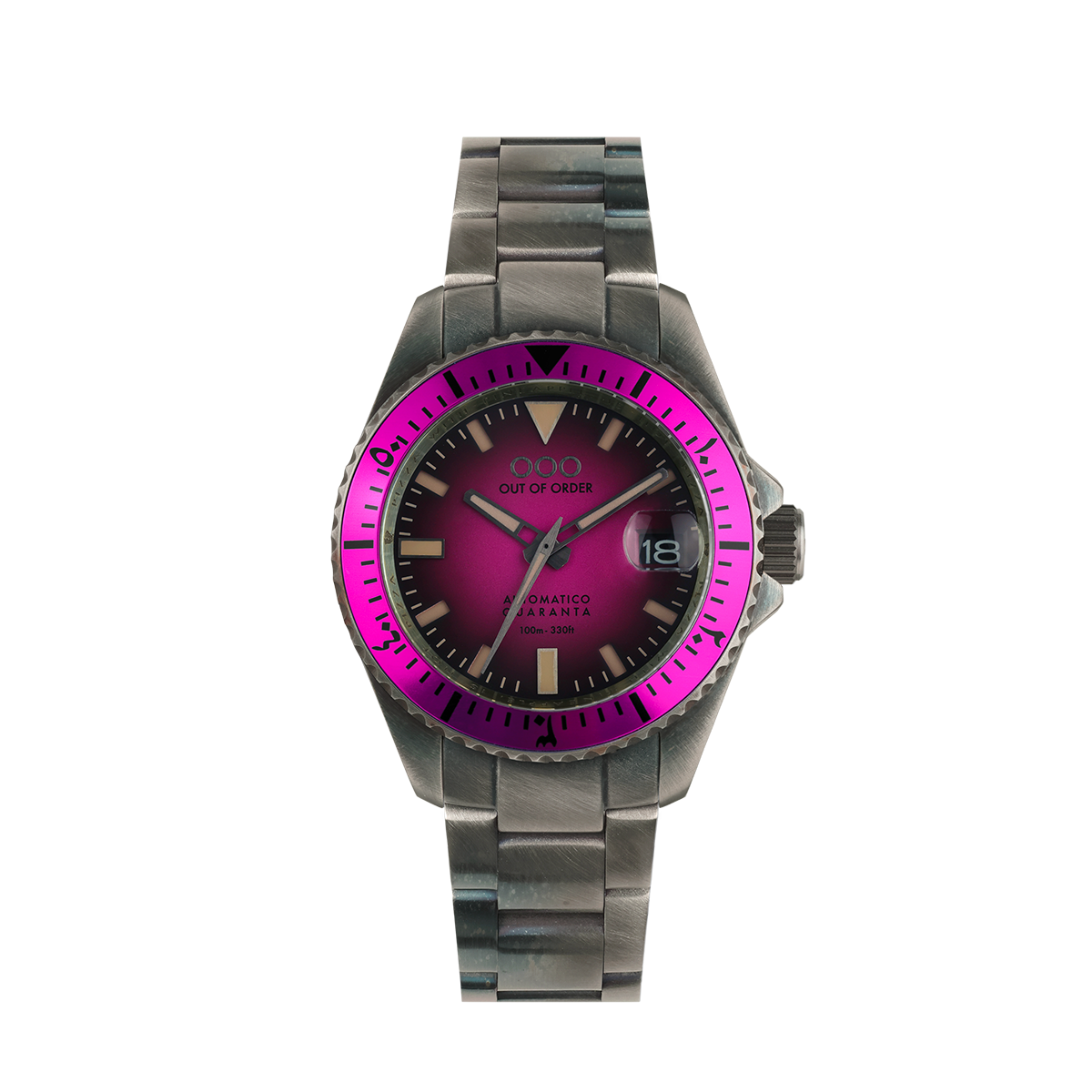 MAGENTA AUTOMATICO QUARANTA - ULTRA DISTRESSED