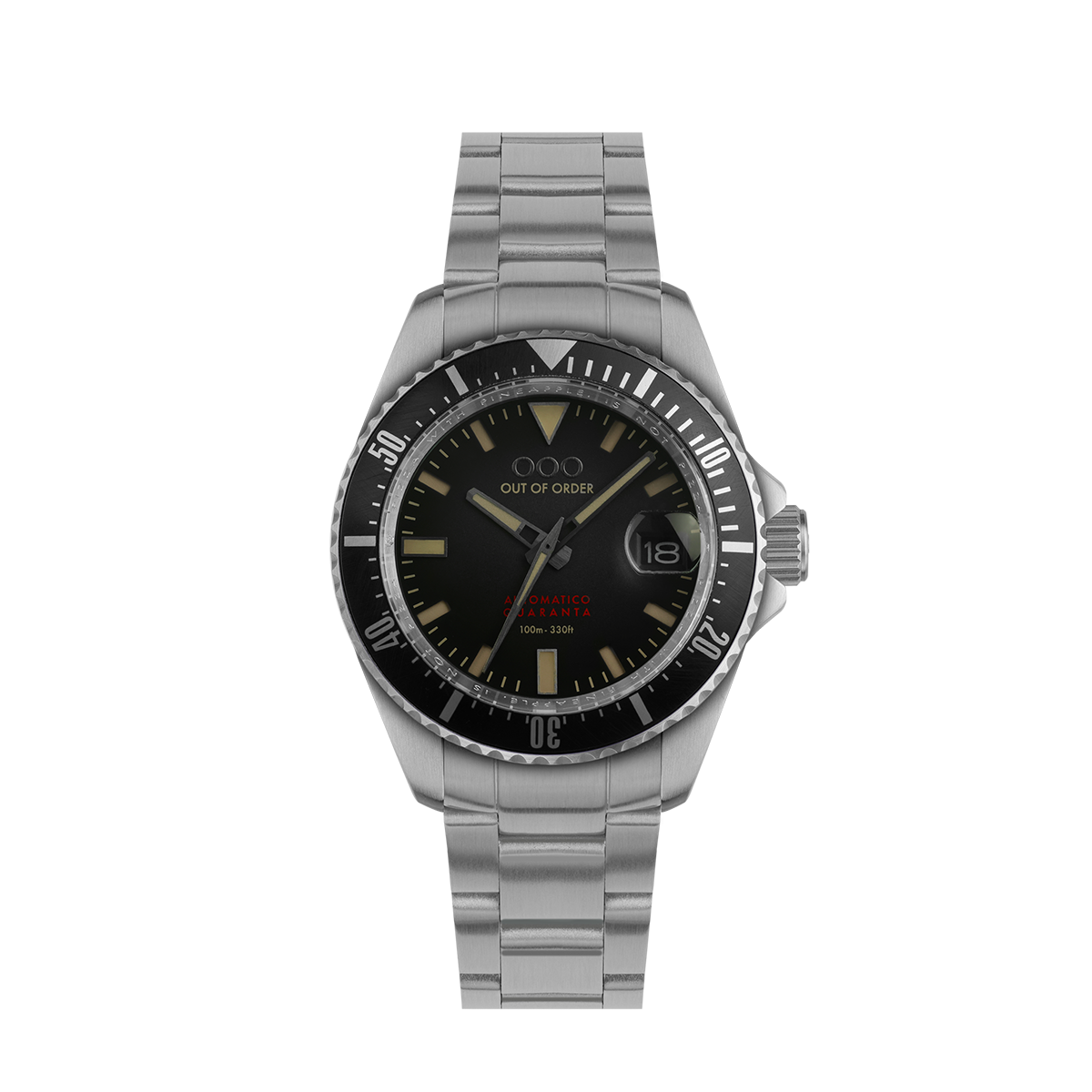 BLACK AUTOMATICO QUARANTA - ULTRA BRUSHED