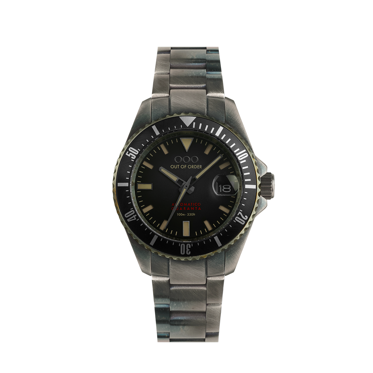 BLACK AUTOMATICO QUARANTA - ULTRA DISTRESSED