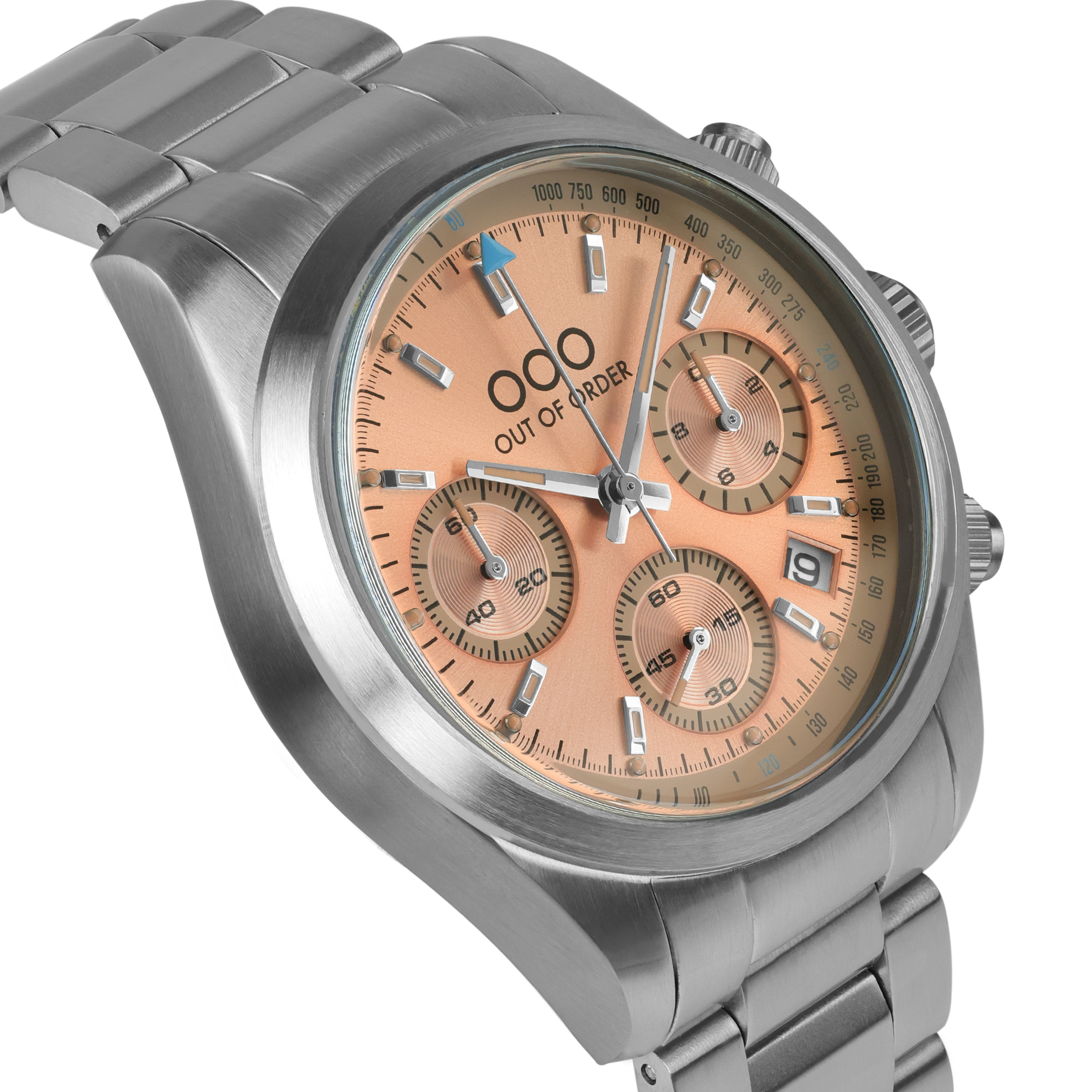 PEACH SPORTY CRONOGRAFO - STAINLESS STEEL ULTRA BRUSHED