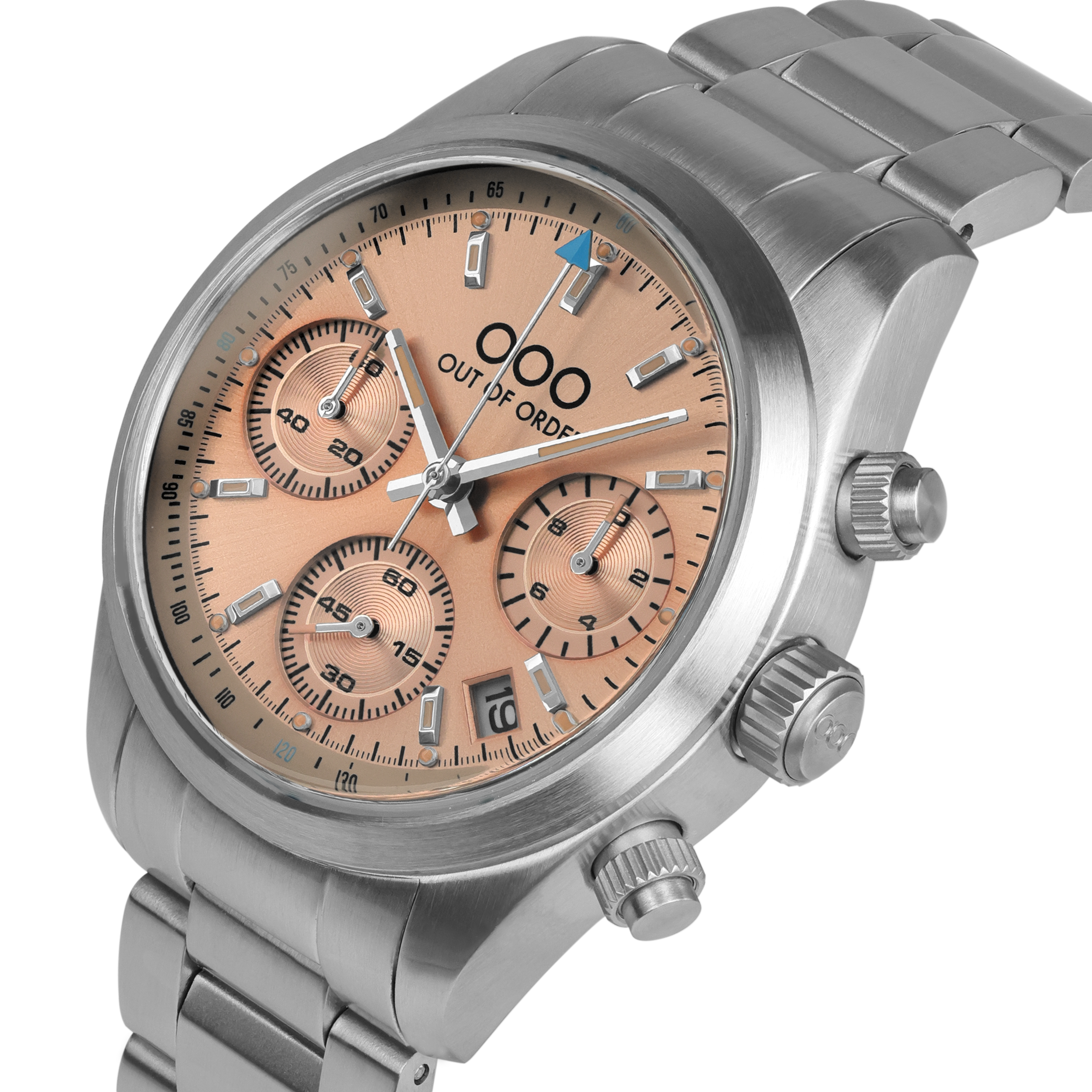 PEACH SPORTY CRONOGRAFO - STAINLESS STEEL ULTRA BRUSHED