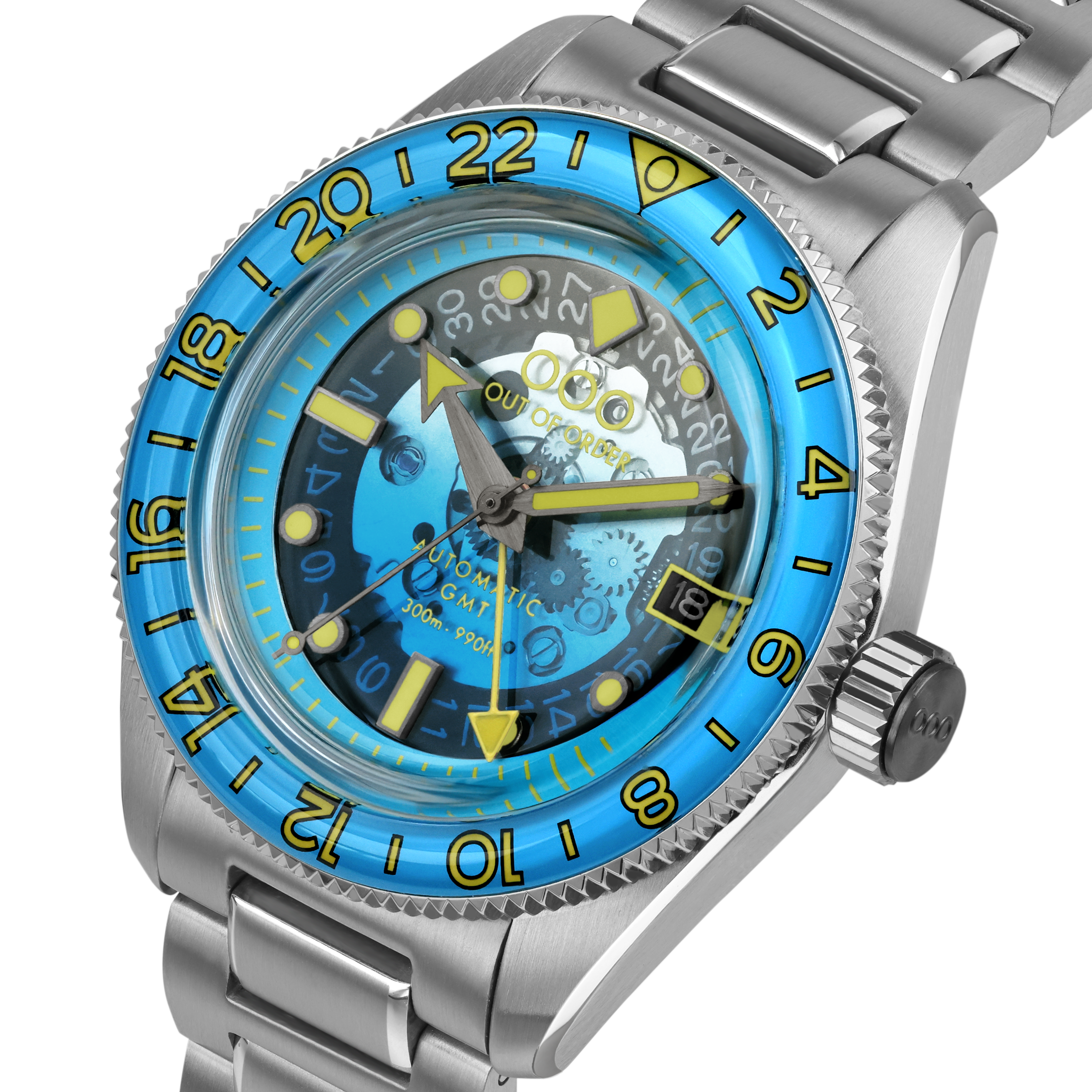 ANGELO AZZURRO AUTOMATIC GMT - LIMITED EDITION