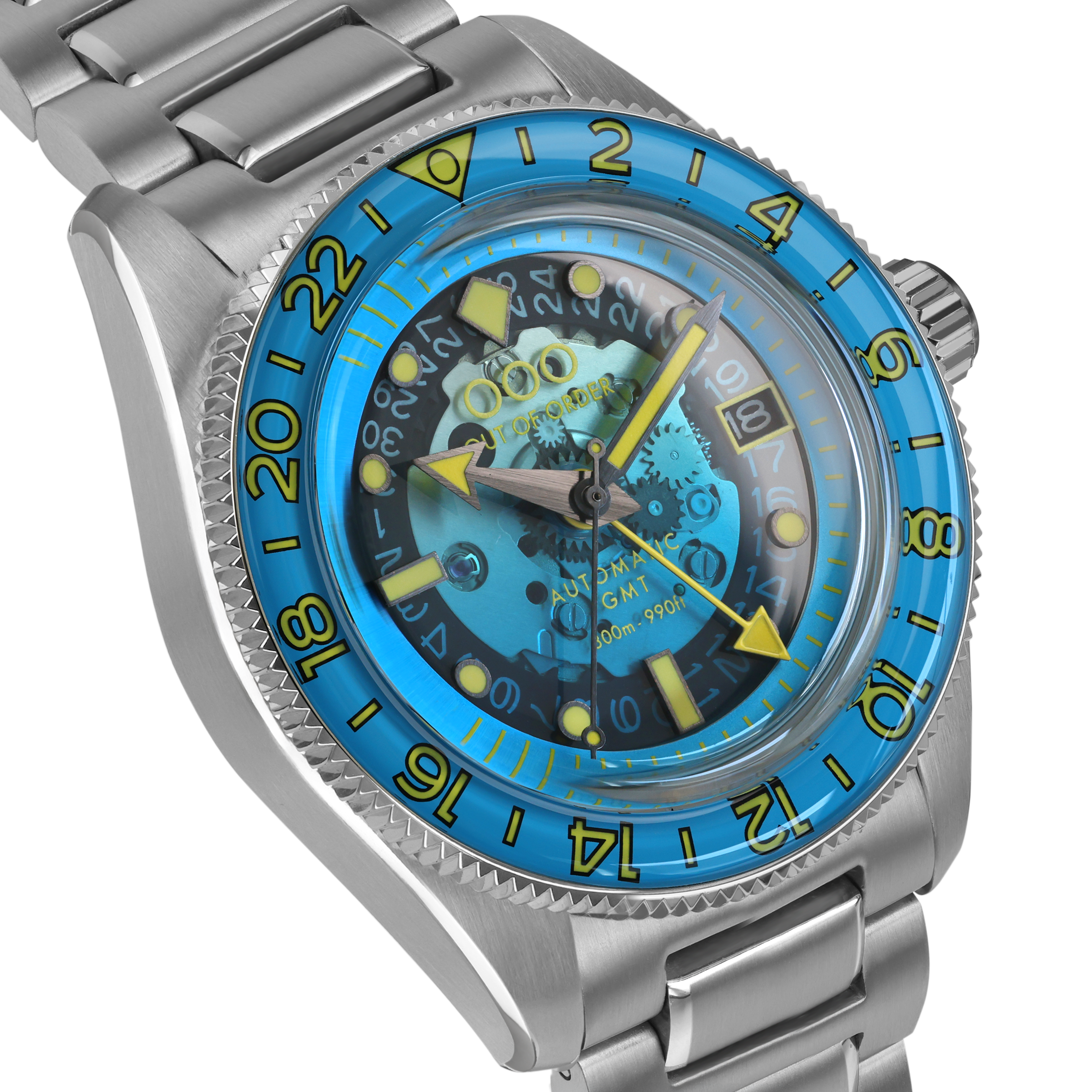 ANGELO AZZURRO AUTOMATIC GMT - LIMITED EDITION