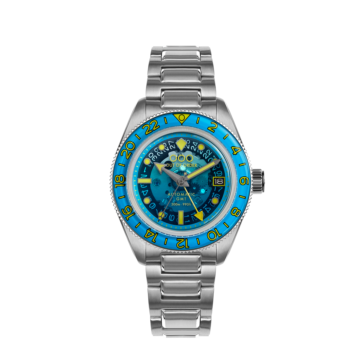 ANGELO AZZURRO AUTOMATIC GMT - LIMITED EDITION