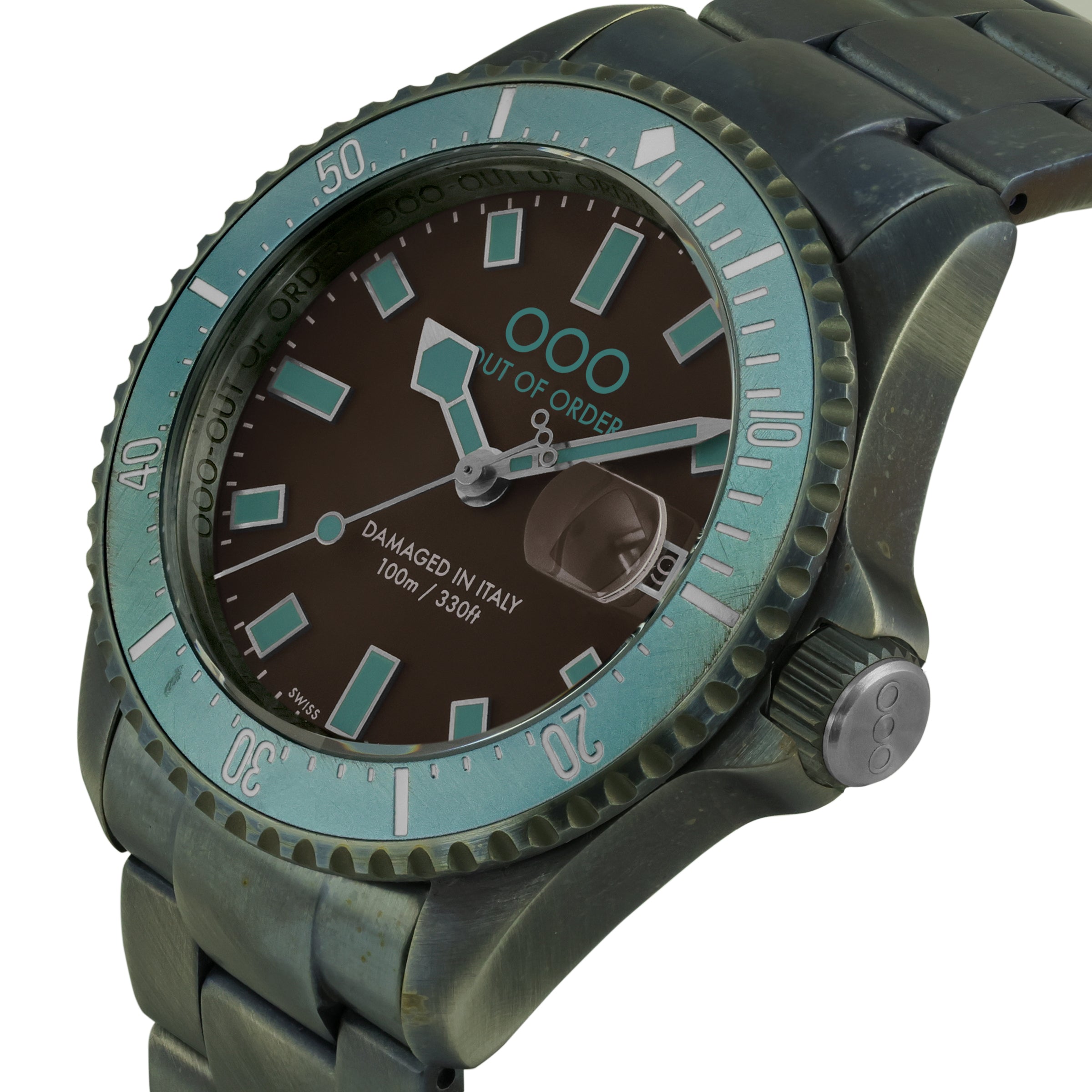CASANOVA | TURQUOISE AND BROWN CASANOVA - ULTRA DISTRESSED