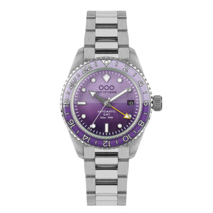 DARK VIOLET AUTOMATIC GMT - ULTRA BRUSHED