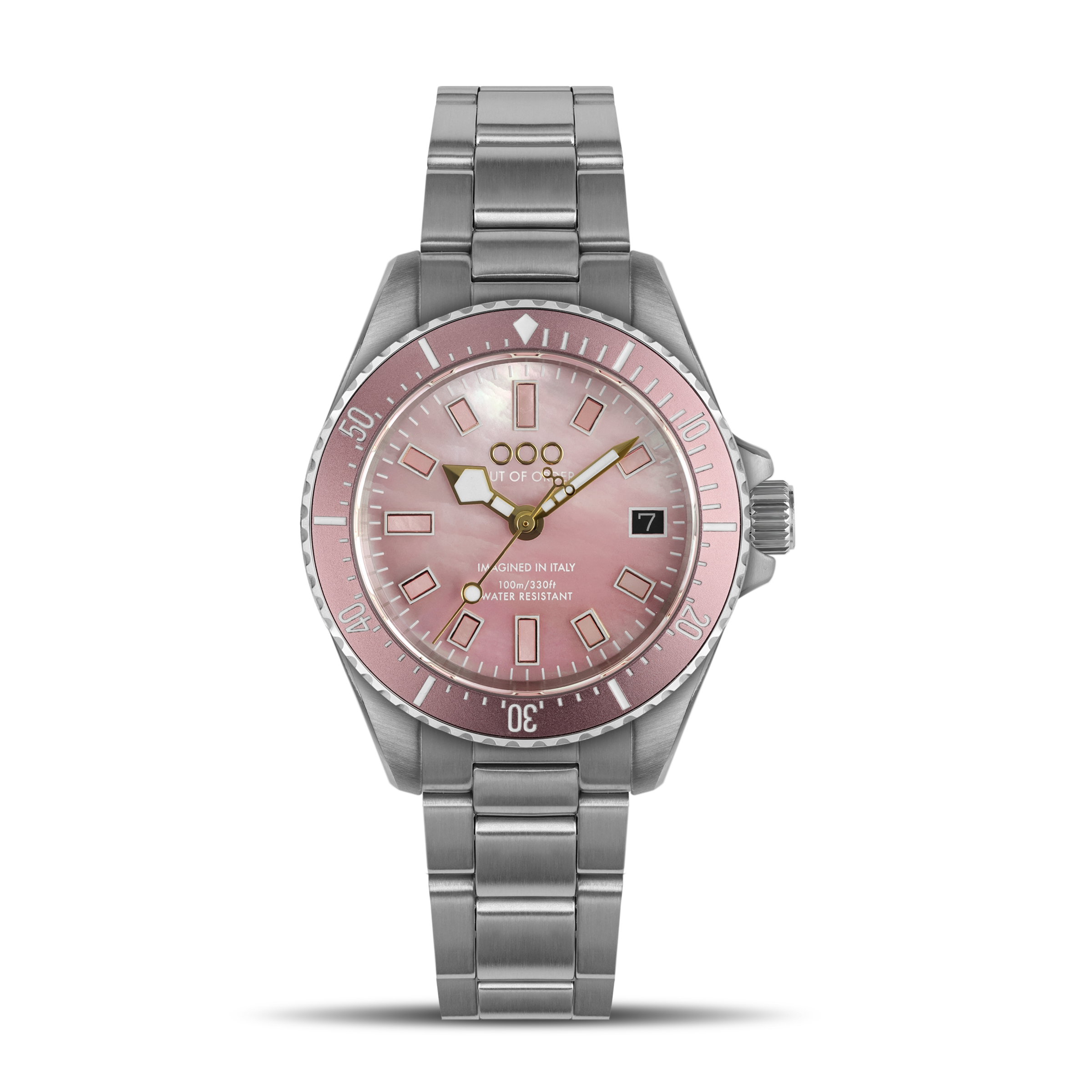 PINK CASANOVA 38MM - MOTHER OF PEARL