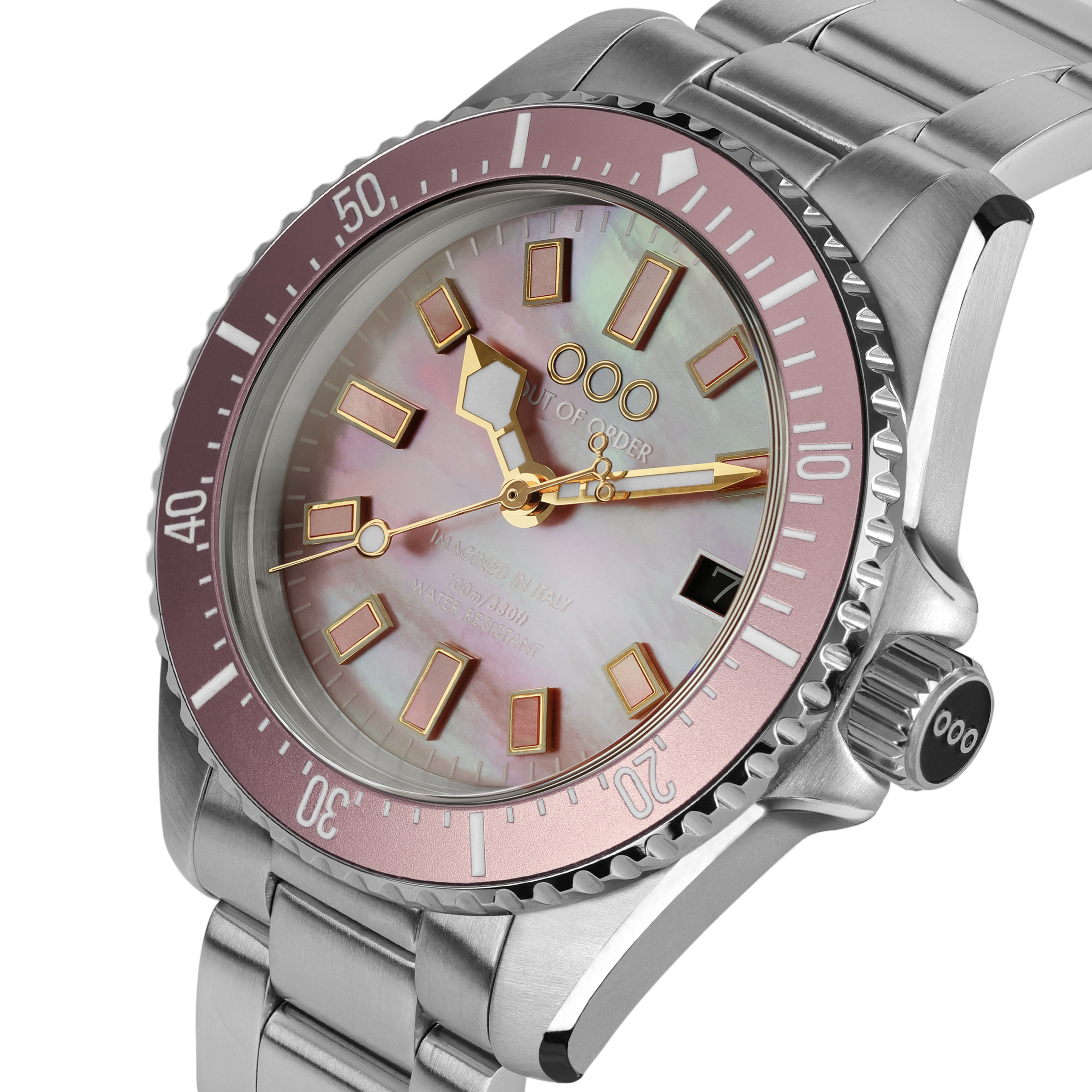 PINK CASANOVA 38MM - MOTHER OF PEARL