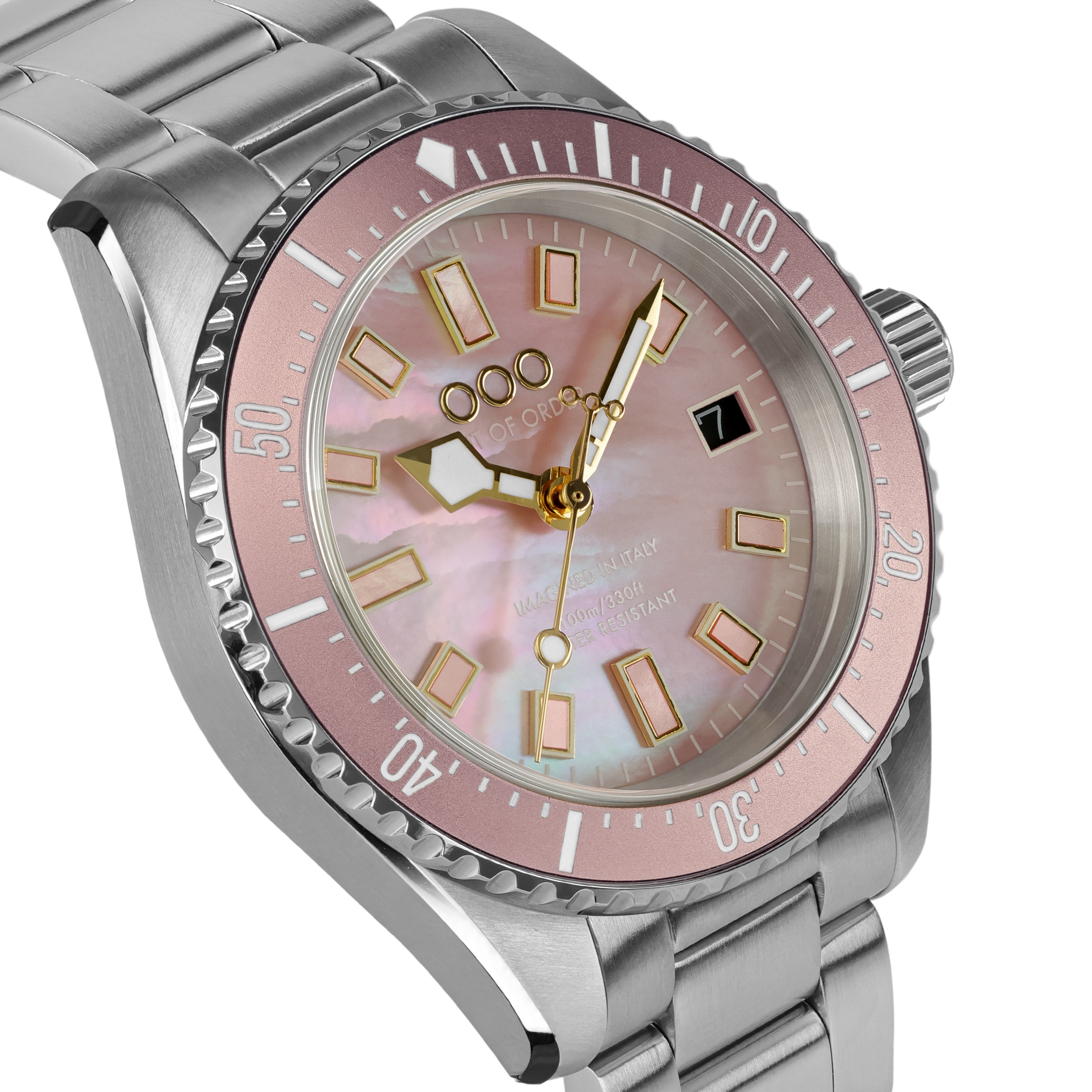 PINK CASANOVA 38MM - MOTHER OF PEARL