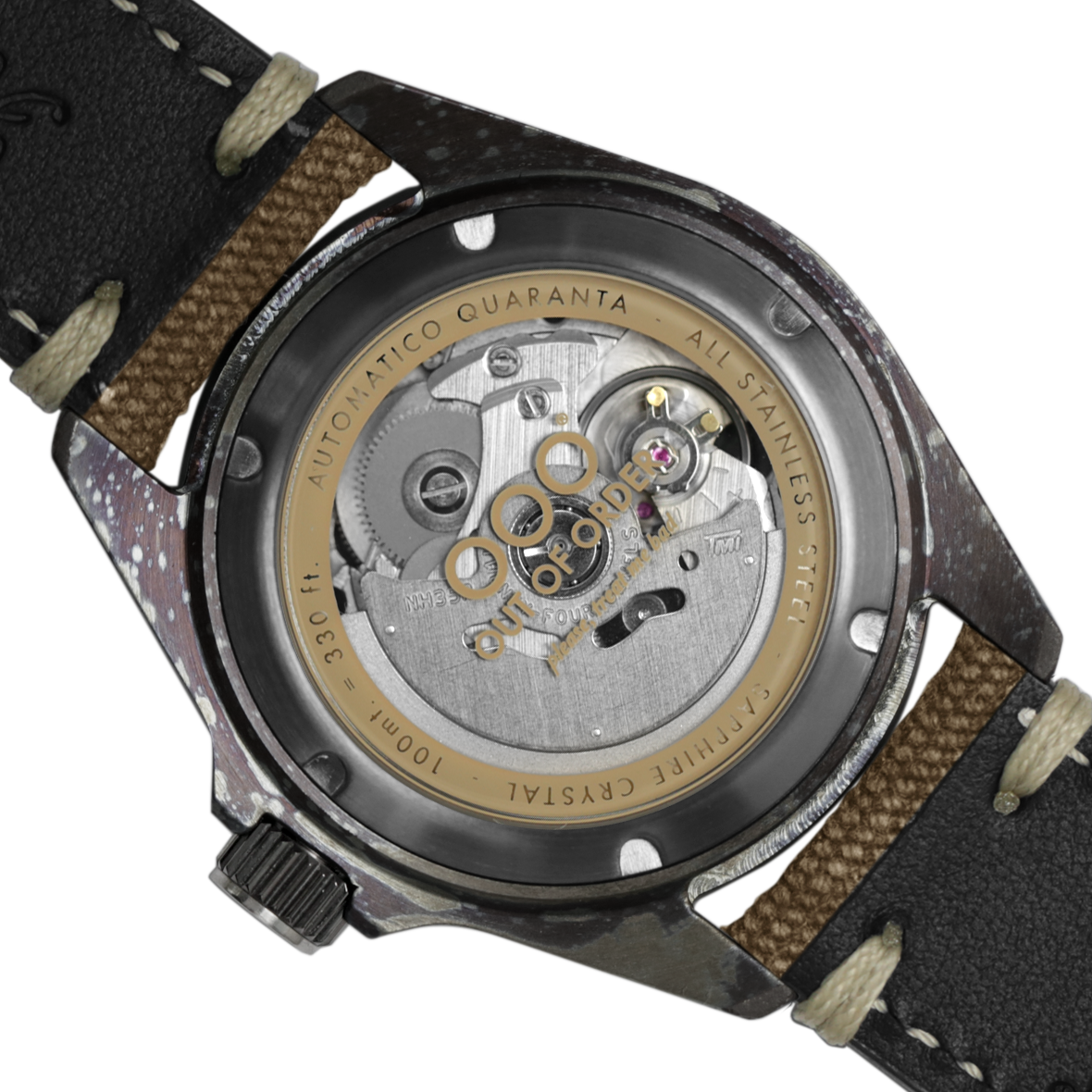 Orologio Automatico Out Of Order QUARANTA Blu: Vintage Unisex In Acciaio, 40mm