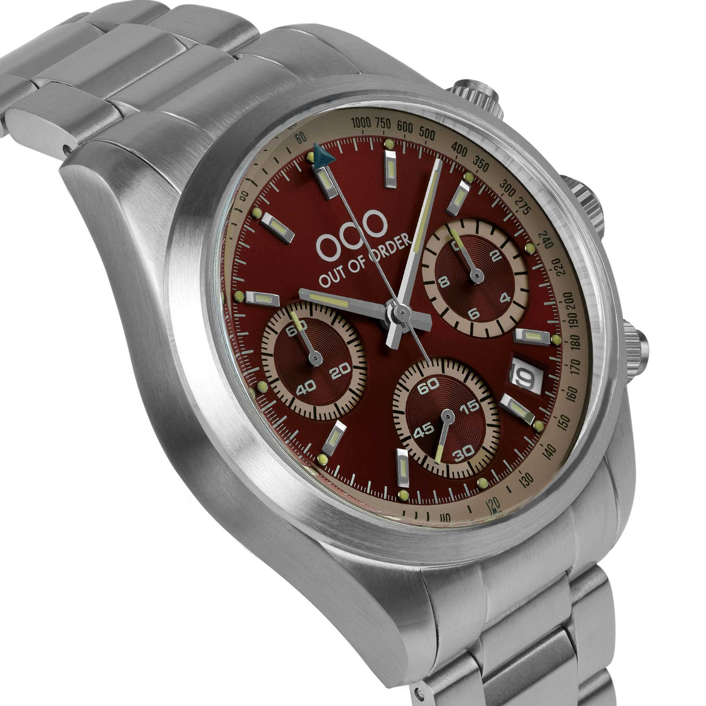 RED SPORTY CRONOGRAFO - STAINLESS STEEL - ULTRA BRUSHED