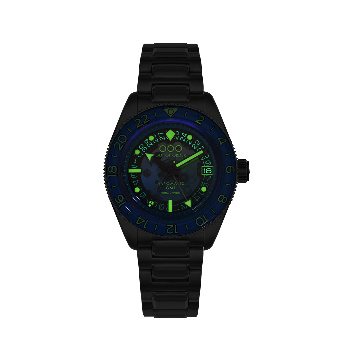 ANGELO AZZURRO AUTOMATIC GMT - LIMITED EDITION
