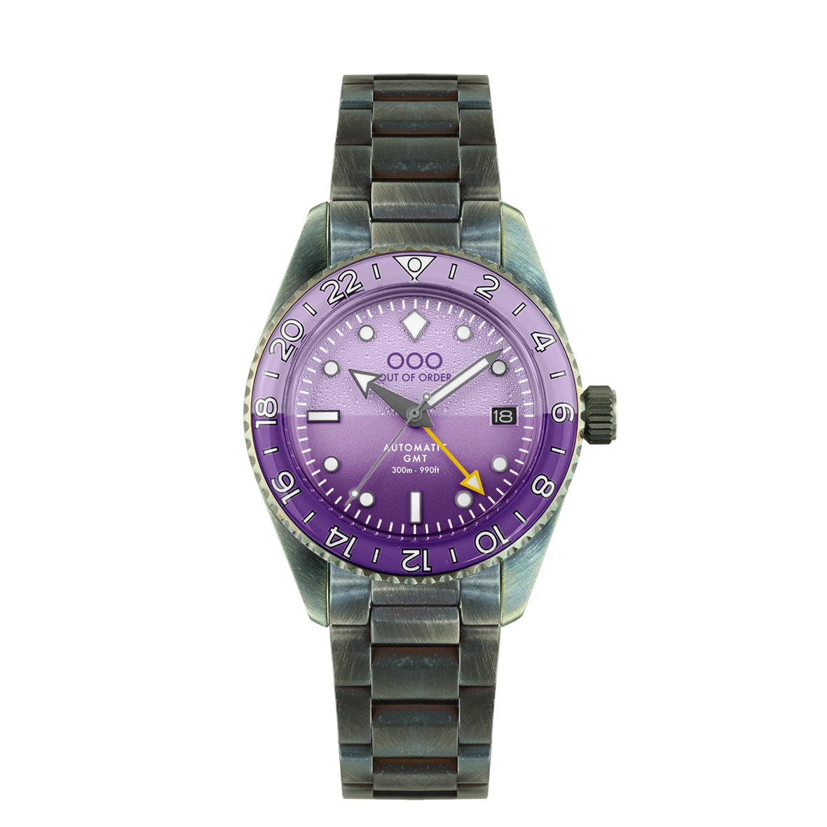 DARK VIOLET AUTOMATIC GMT - ULTRA DISTRESSED