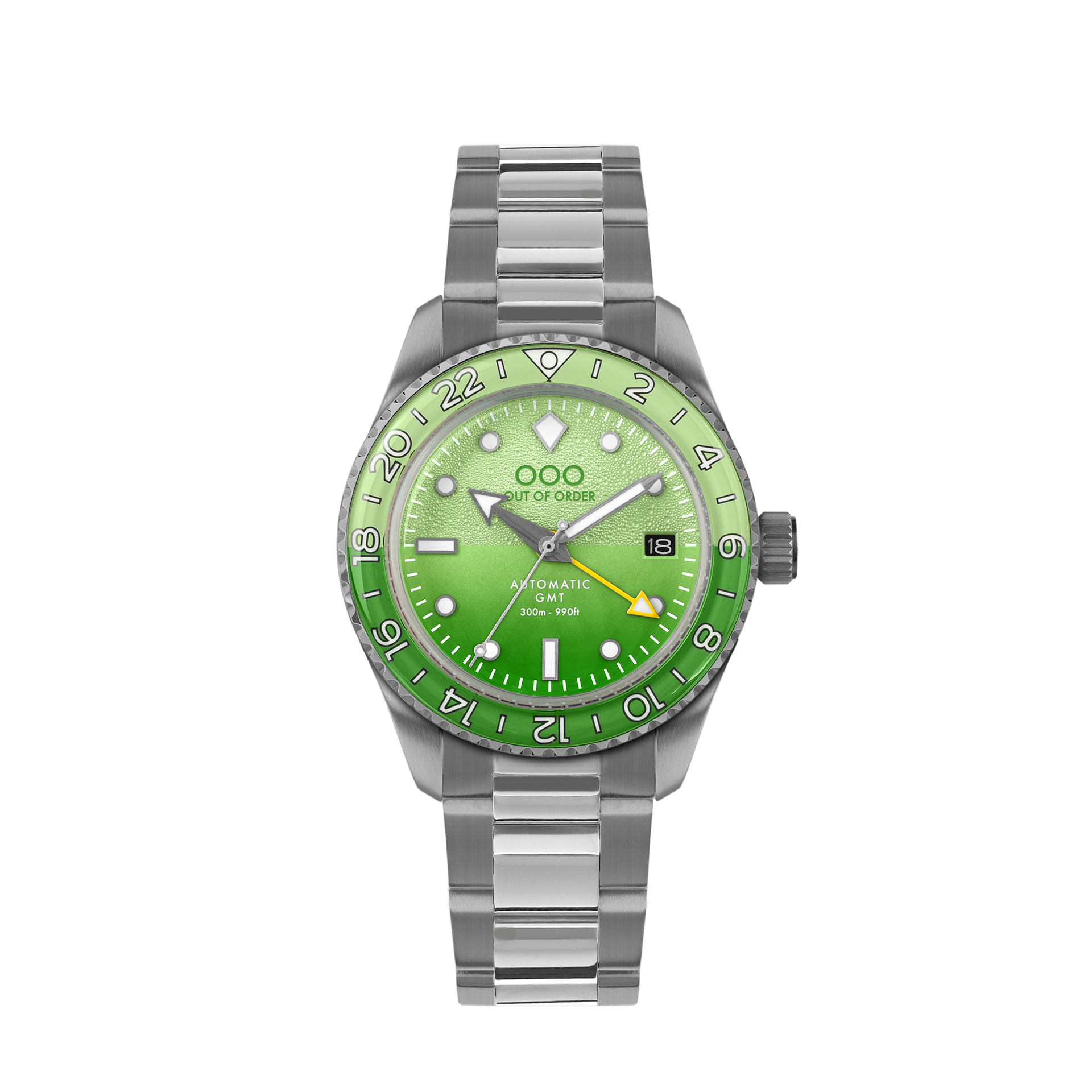 SHAKER MIDORI - ULTRA BRUSHED – Out of Order Watches