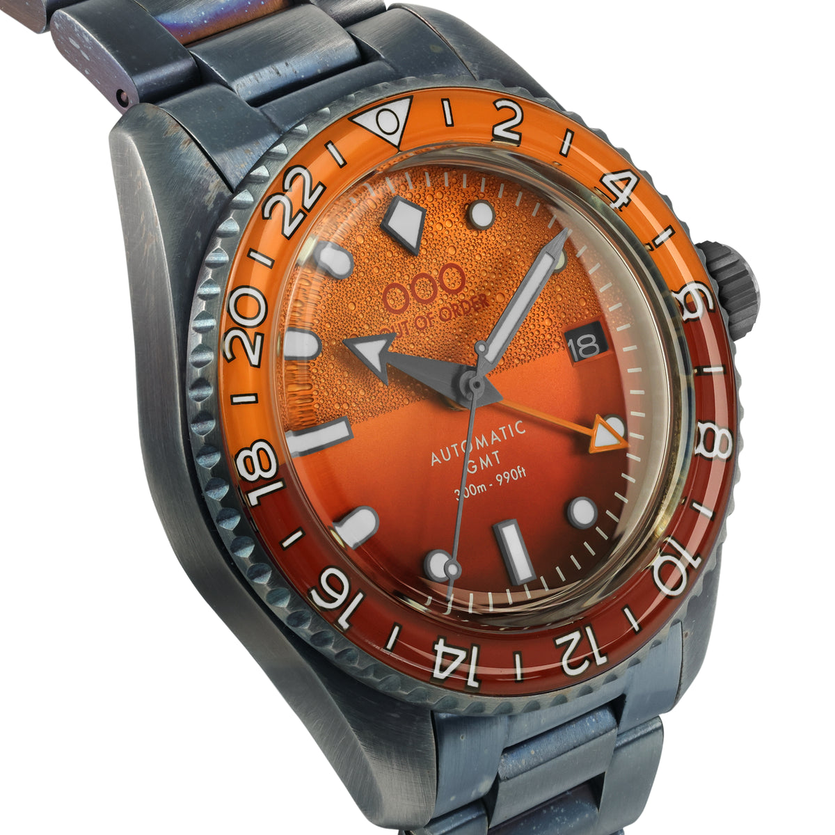 NEGRONI AUTOMATIC GMT - ULTRA DISTRESSED – Out of Order Watches