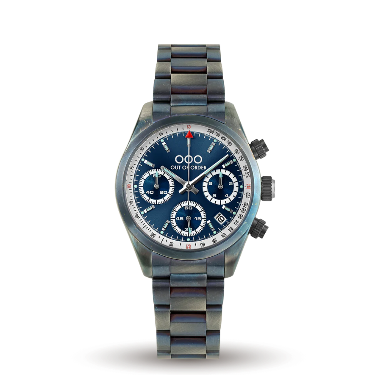 BLUE SPORTY CRONOGRAFO - STAINLESS STEEL