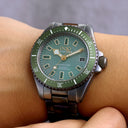 GREEN CASANOVA 38MM - MOTHER OF PEARL