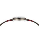 Red Firefly 41 mm - Out of Order Watches - Made in Italy - Crown detail