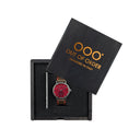 Red Firefly 41 mm - Out of Order Watches - Made in Italy - Wood box - Packagin in legno