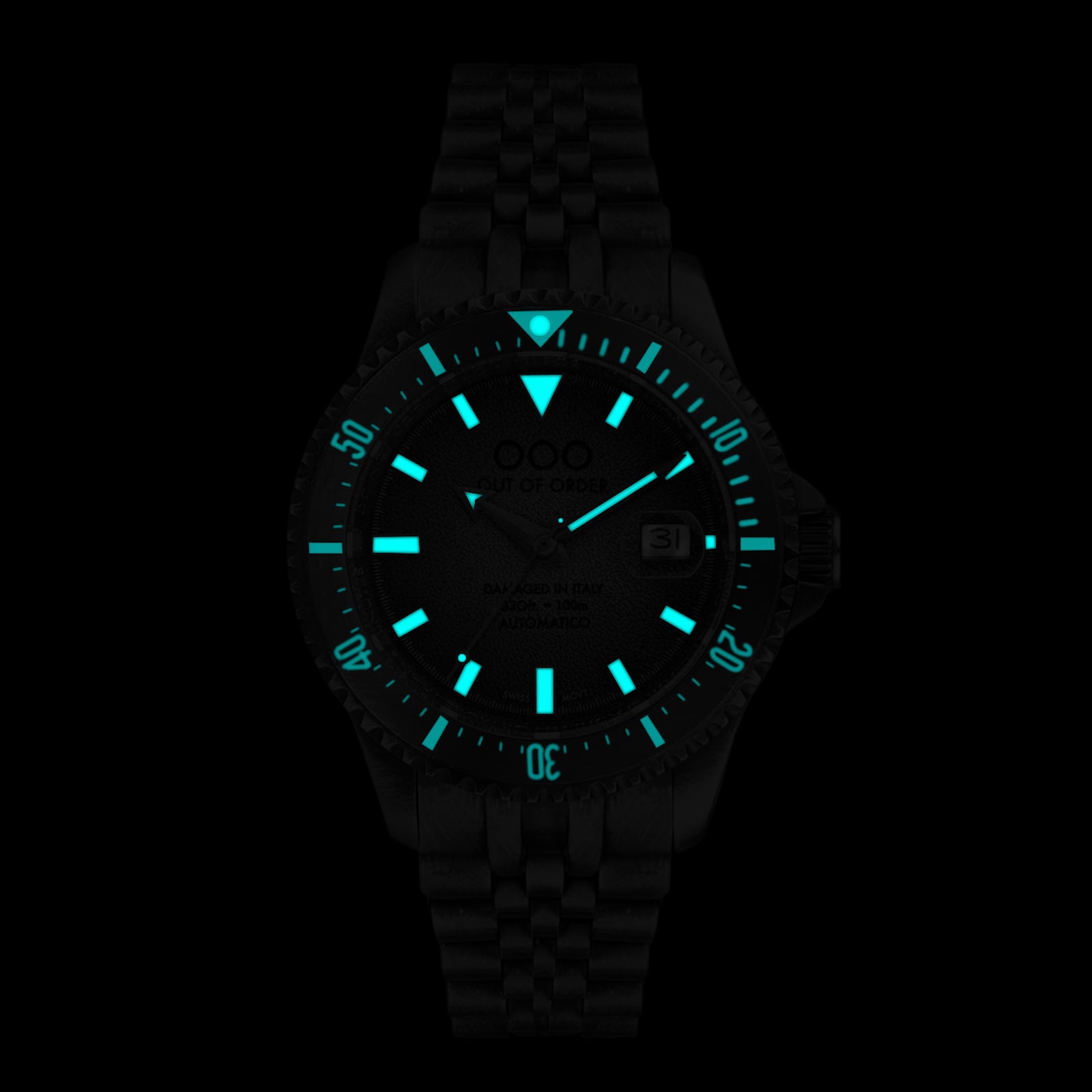 Orange Swiss Automatico Ø44mm| Out Of Order Watches – Out of Order