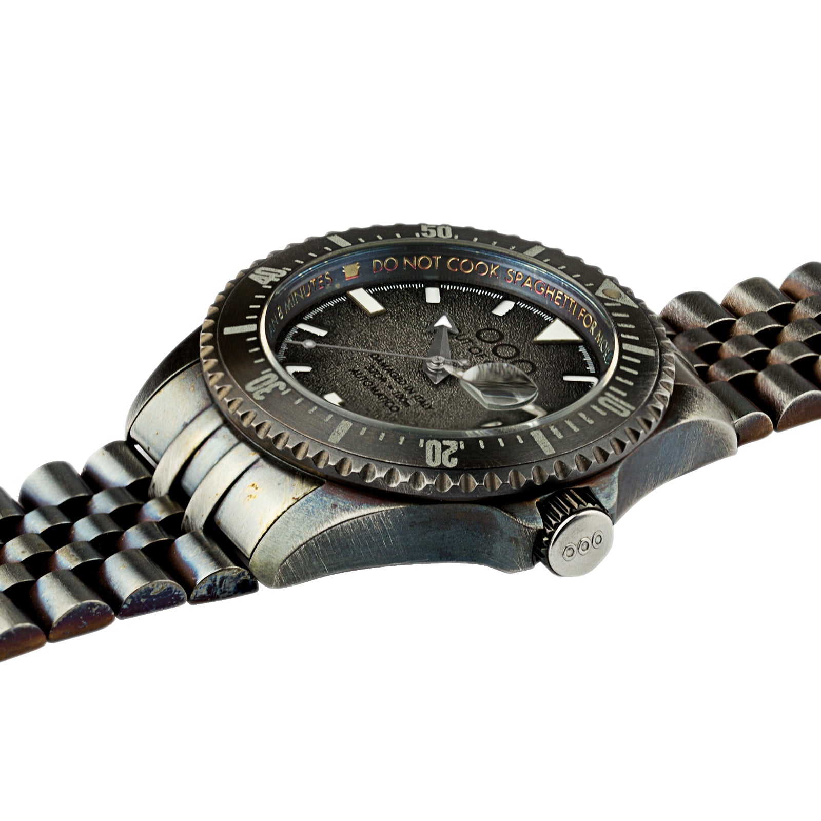 Black Swiss Automatico Ø44mm| Out Of Order Watches – Out of Order