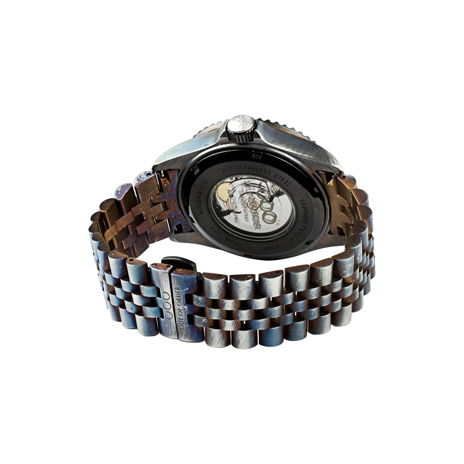 Black Swiss Automatico Ø44mm| Out Of Order Watches – Out of Order