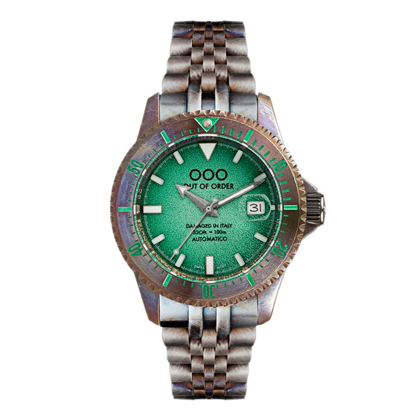 Green Swiss Automatico 44mm Out Of Order Watches Out of