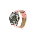 Pink Croco Leather