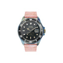Pink Croco Leather