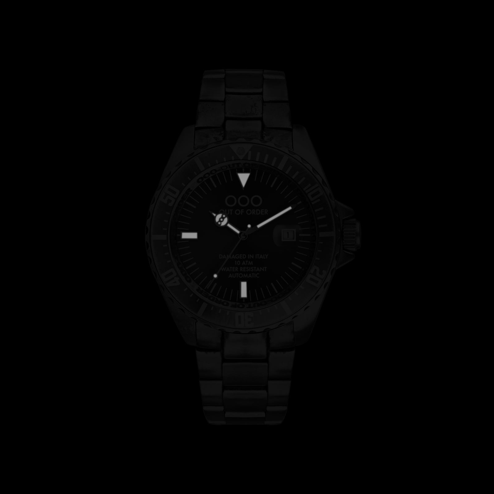 Automatico black Ø44mm| Out Of Order Watches – Out of Order Watches