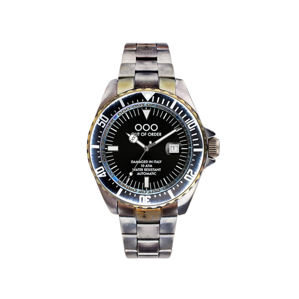 Automatico black Ø44mm| Out Of Order Watches – Out of Order Watches